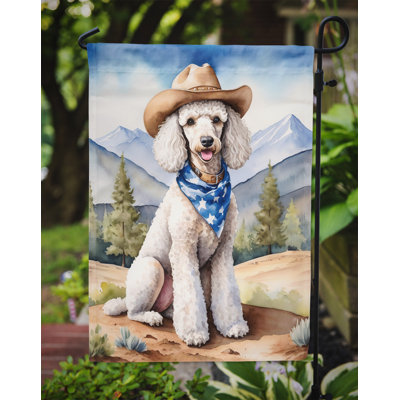 Drapeau Cowboy Welcome Garden
