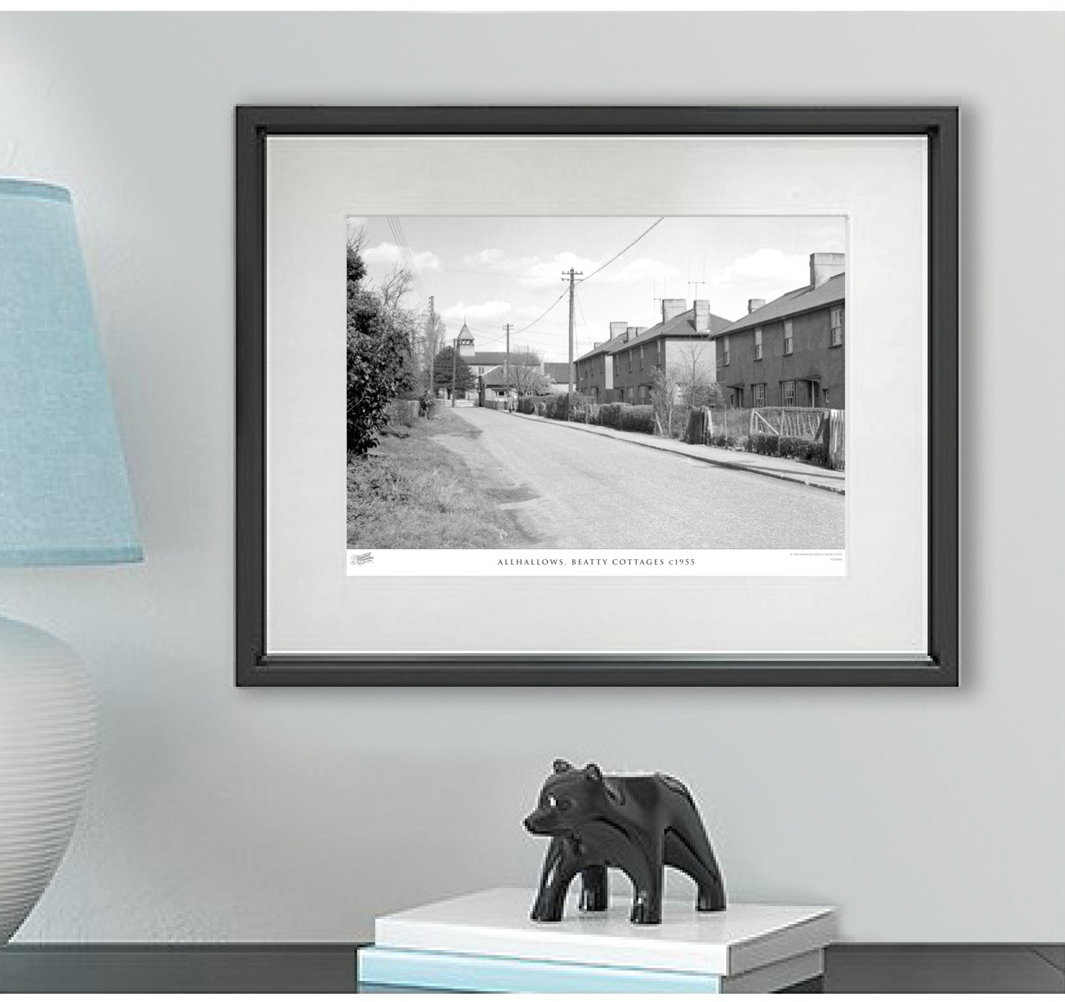 'Allhallows, Beatty Cottages C1955' - Picture Frame Photograph Print on Paper