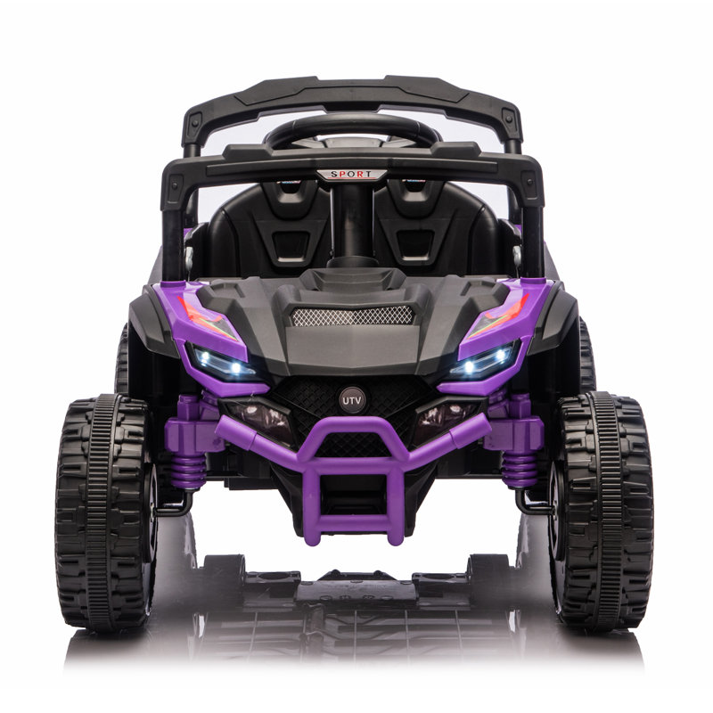24V Kids Ride On UTV, télécommande 2,4G, Mauve