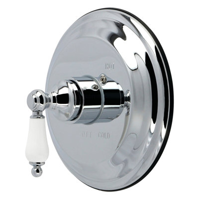 Kingston Brass Restoration Single-Handle Pressure Balanced Shower Valve Trim Kit - Valve Included