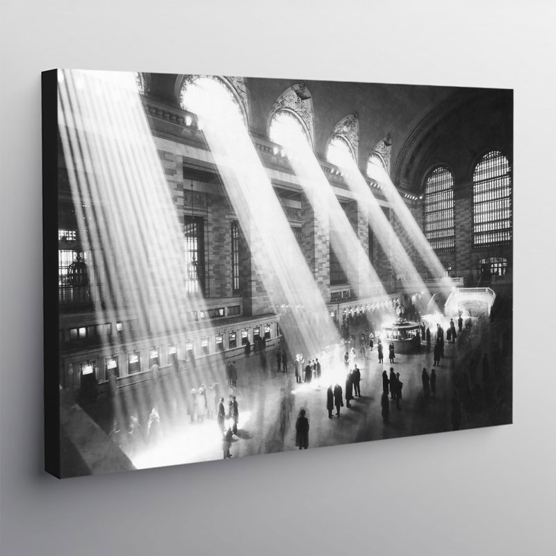 Grand Central Station New York 1913 - Wrapped Canvas Print, 41cm H x 61cm W x 4cm D