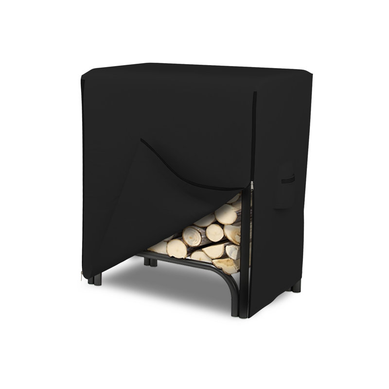 Housse de protection pour bois de chauffage à haute densité imperméable et extérieure, Noir