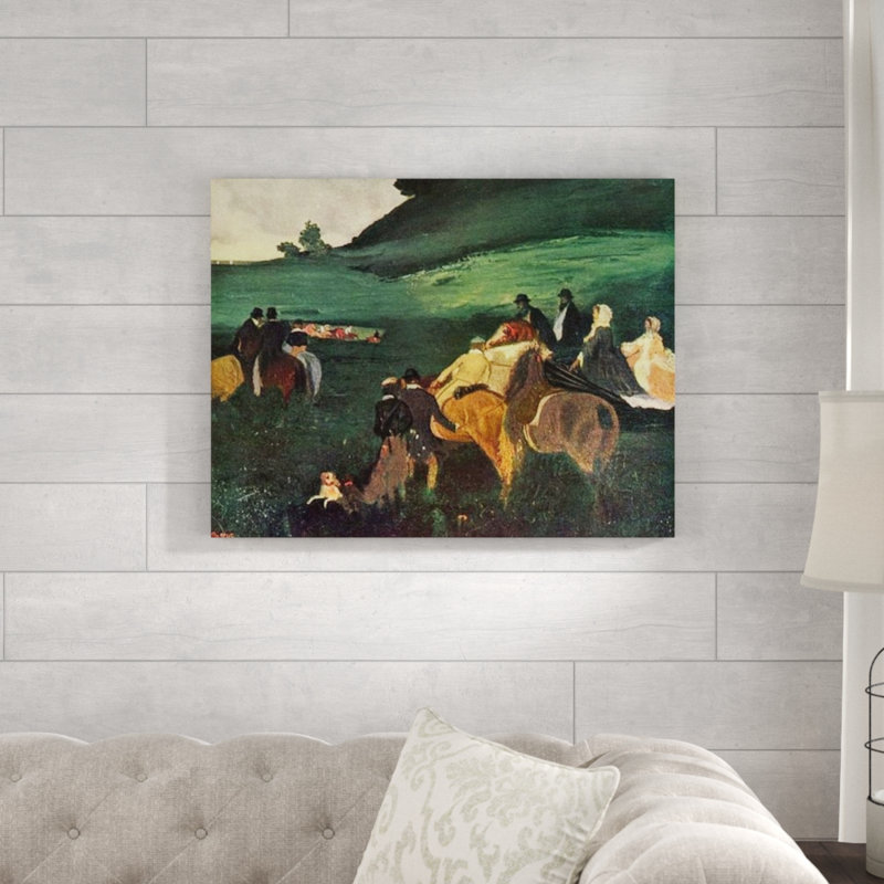 'Riders in the Landscape' by Edgar Degas Painting Print
