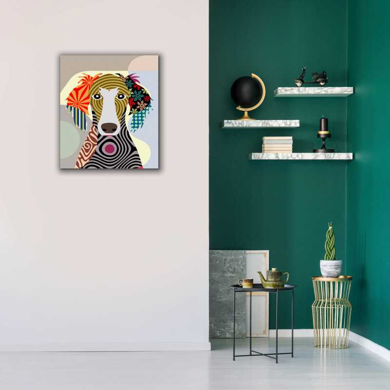 "Salaki" par Lanre Adefioyue, H 30 po x l 26 po x P 1,5 po