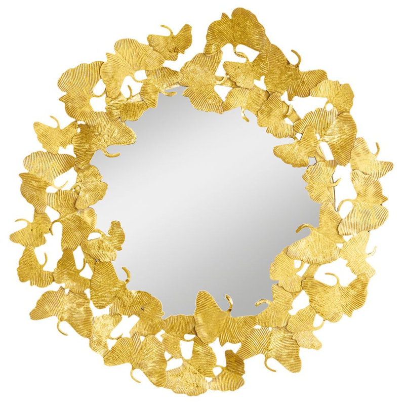 Aurel Iron Circle Wall Mirror
