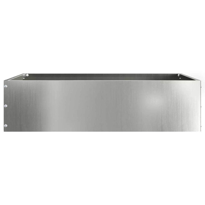 13 cm H Galvanised Steel, 13cm H x 50cm W