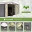 8 ft. W x 10 ft. D Metal Storage Shed-98457904