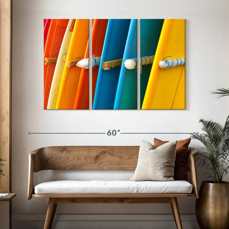 Couleurs de planche de surf Senne, H 32 po x l 50 po