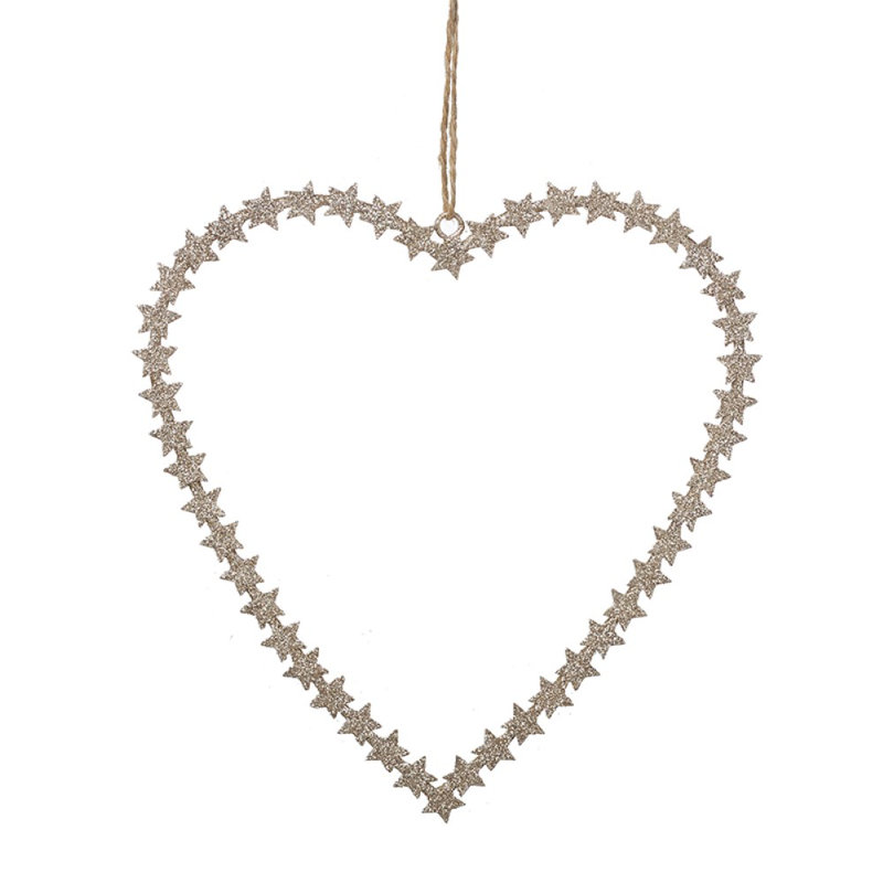 19cm Metal Holiday Shaped Ornament