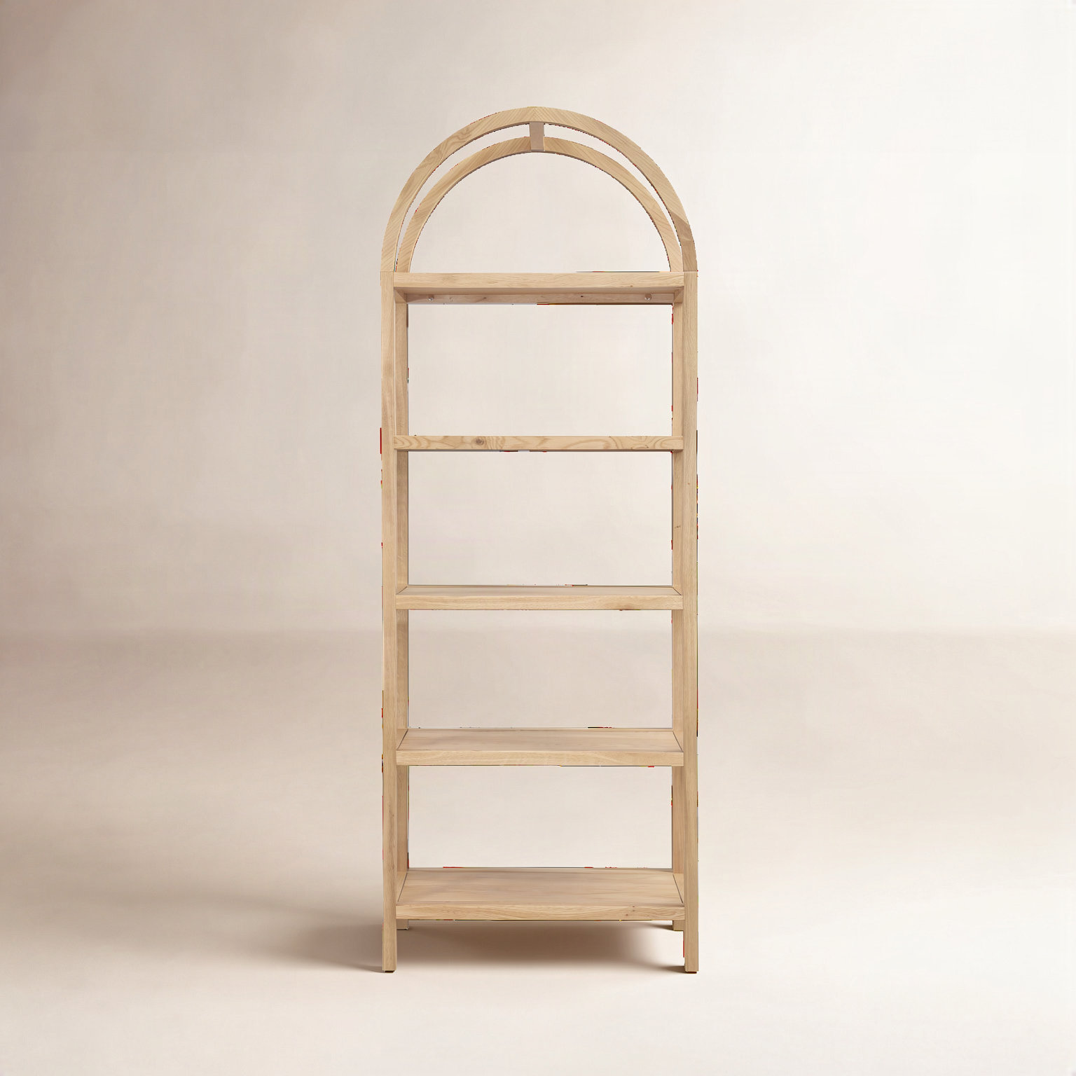 Mishra 30" Oak Bookcase, Natural
