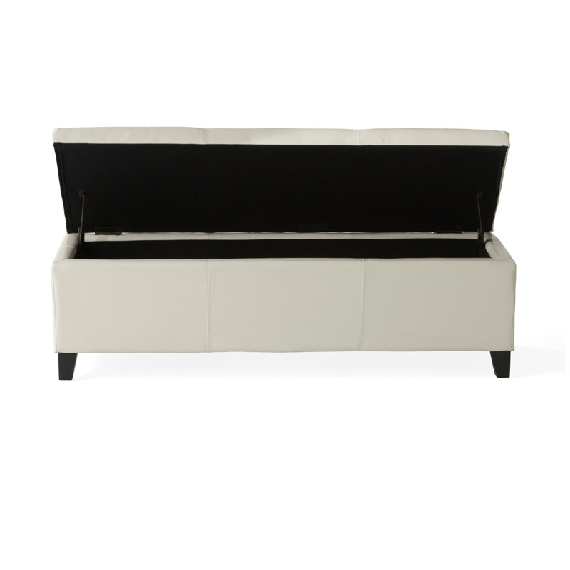 GLOUSTER RANGEMENT OTTOMAN V2, Ivoire ivoire