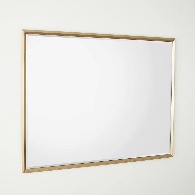 Rectangle Stainless Steel Mirror, 48" x 36"