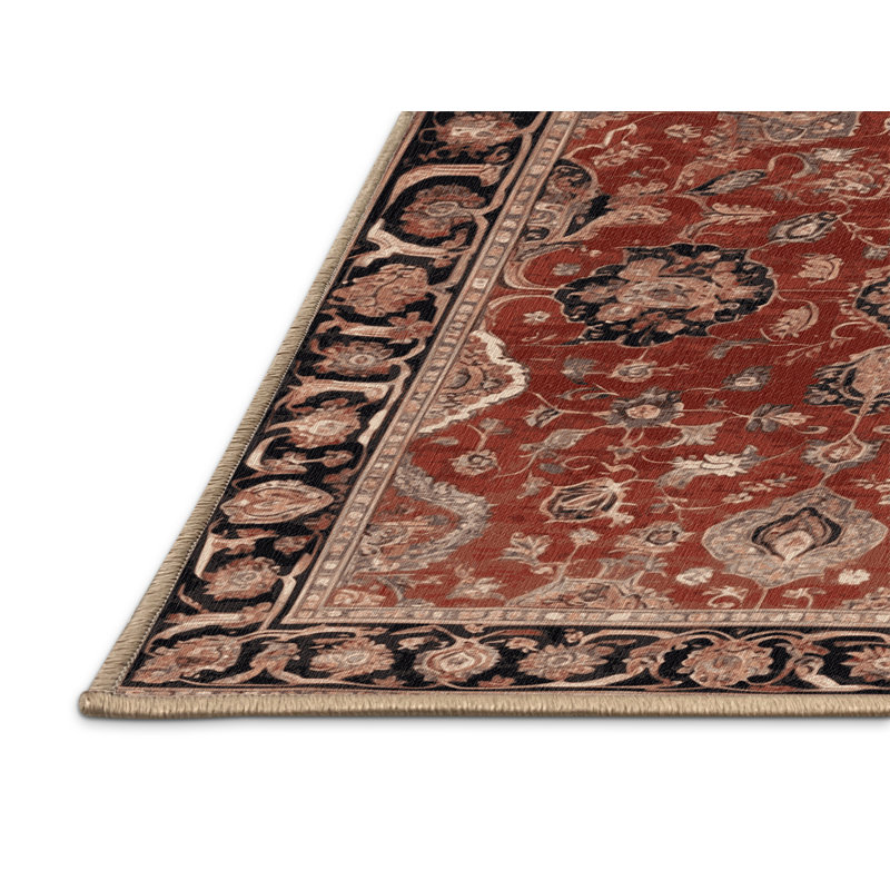 Tapis brun lavable à la machine, Tapis de couloir 2 pi x 5 pi