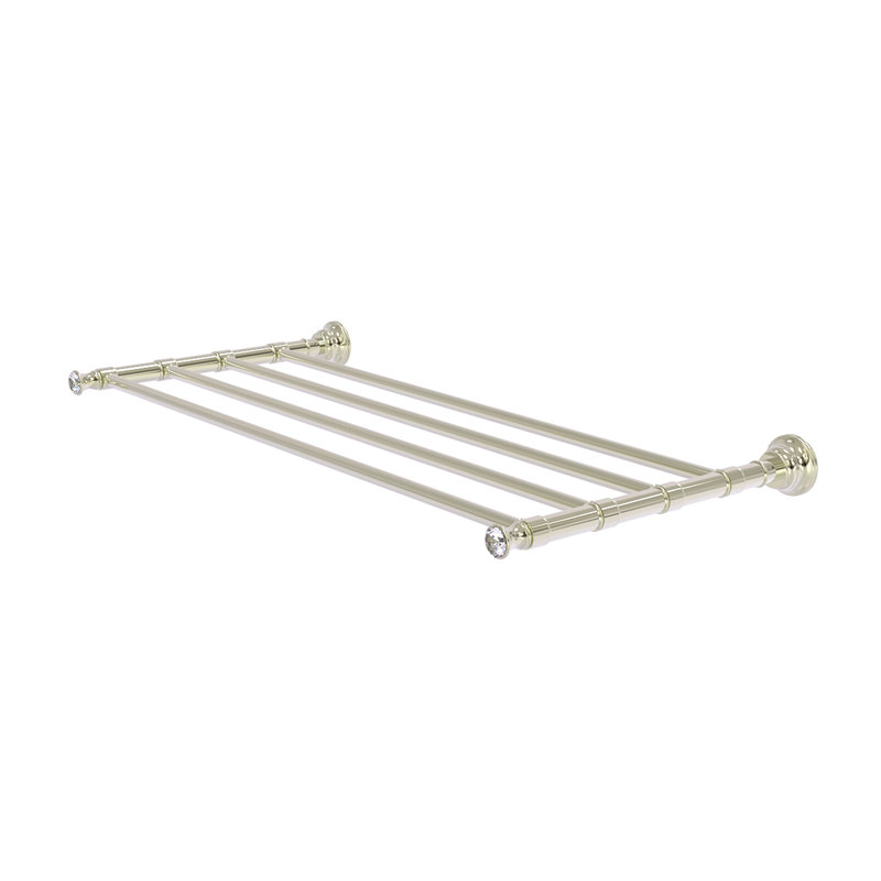 Freyja 3 Towel Rack, Polished Nickel, 2" H x 38" W x 12.7" D