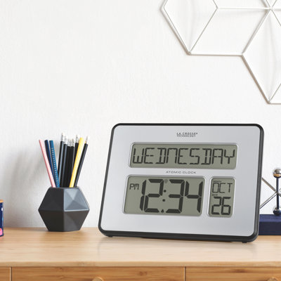 Weidner Digital Atomic Calendar Clock with Backlight