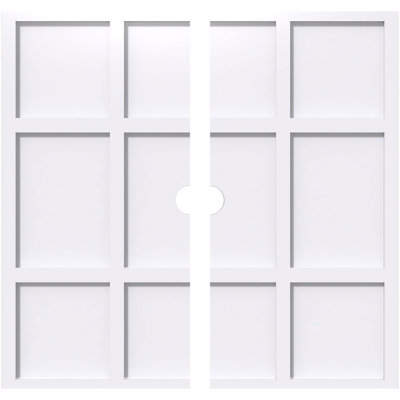 Médaillon de plafond contemporain Rubik