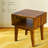 Acacia Serena Solid Wood Nightstand, Mid Century Modern Side Table Bedroom with Storage-594376295