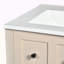 Meuble-lavabo de 24 po avec lavabo en céramique, meuble-lavabo à 2 tiroirs et meuble-lavabo en bois