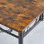 Table de salle à manger de cuisine, table carrée en bois de fer pour meubles de salle à manger de cuisine