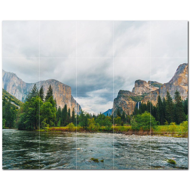 Murale décorative en céramique 4,25 po x 4,25 po