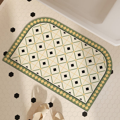 Decontamination Diatomaceous Earth Absorbent Bathroom Mat