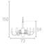 Asher 8 - Light Candle Style Chandelier