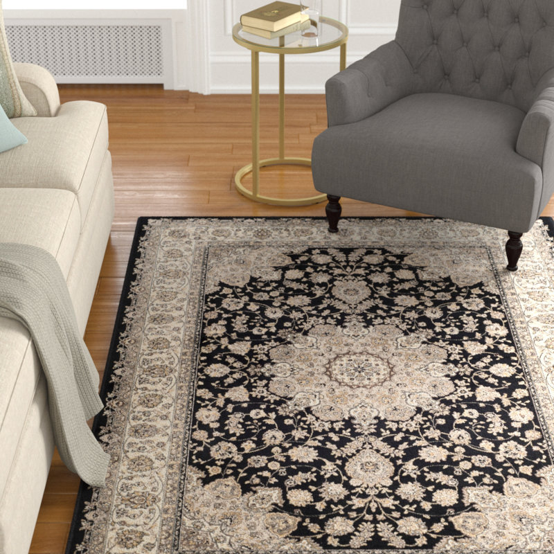 Tapis en viscose Carolus, Rectangle 5 pi 3 po x 7 pi 7 po