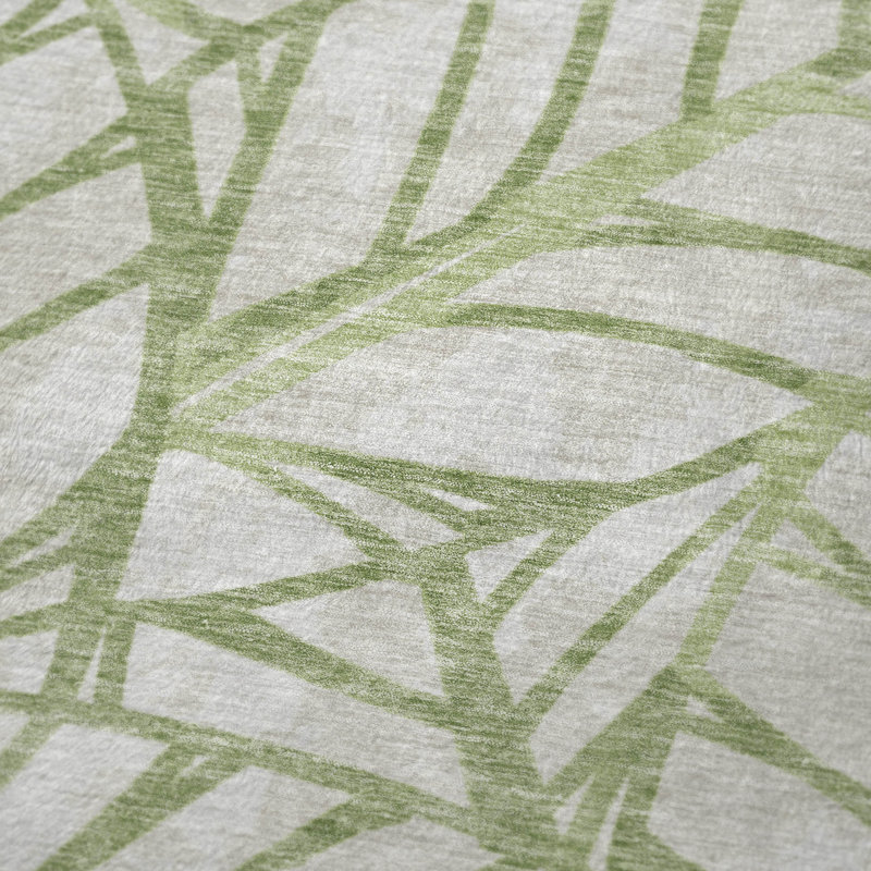 Jeté floral Addison Sherpa ASB741, Aloès