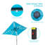 Parasol de marché rectangulaire 120 po x 78 po Kanila-1726881889