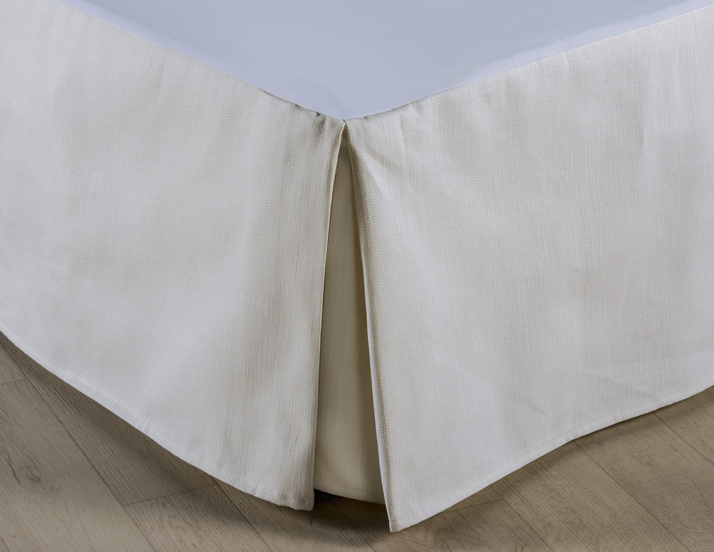 Victor Mill linen ivory Bed Skirt & Reviews Wayfair