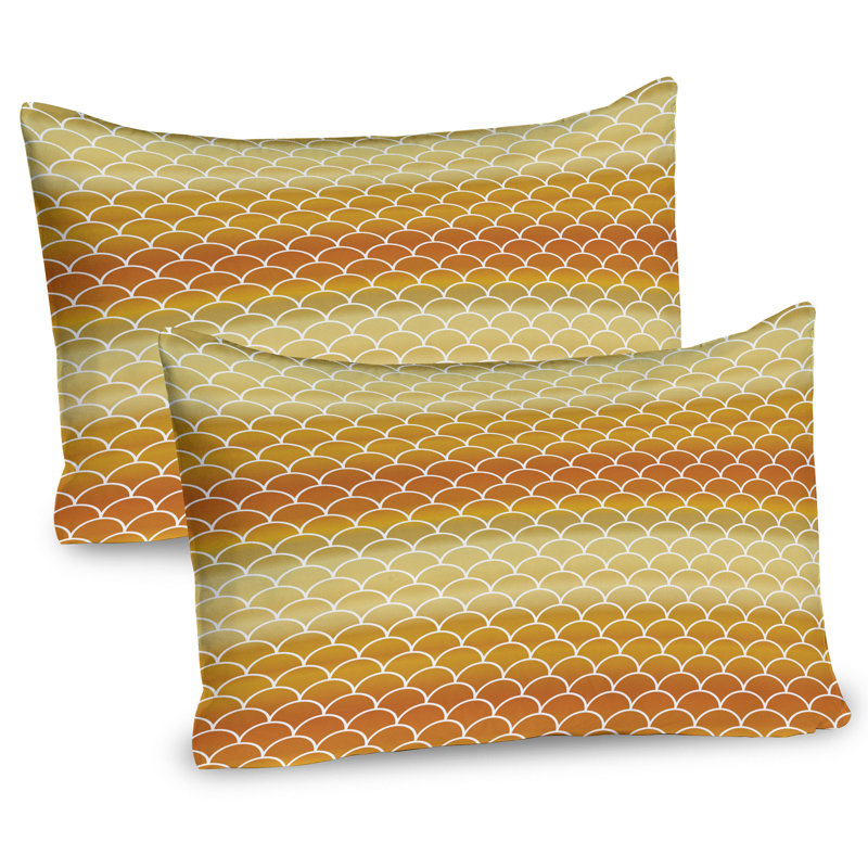 Ensemble de 2 taies décoratives à motif géométrique Ambesonne, H 20 po x l 30 po