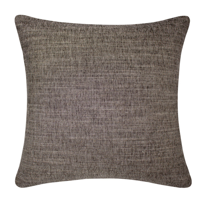 Housse de coussin Remy, Polyester/ Bourre en polyester, Gris