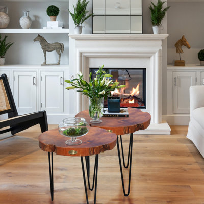 Brynne Solid Wood Top End Table