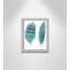 «Feathers in Turquoise II», art encadré-47533815-47566112