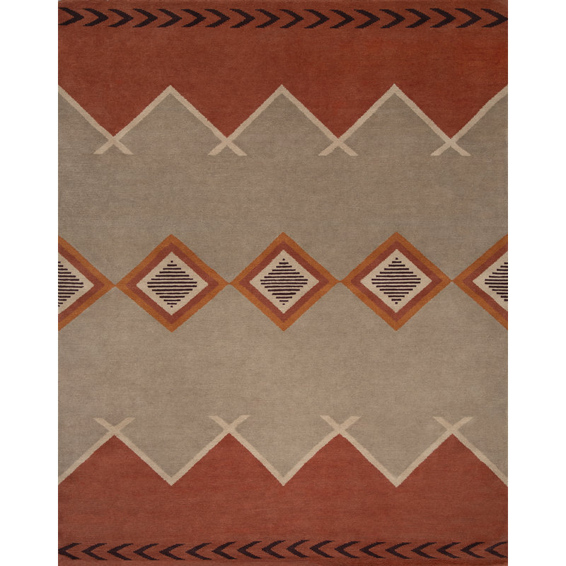 Mesa Wool Southwestern Area Rug, Rectangle 10' x 14'