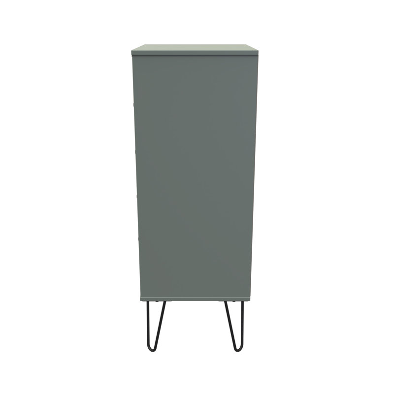 Turah 45cm W Manufactured Wood Bedside Table, Reed Green