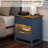 2 Drawer End Tables Set with Storage and Built-in Outlets for Livign Room,Bedroom,Led End Side Tables-808980344