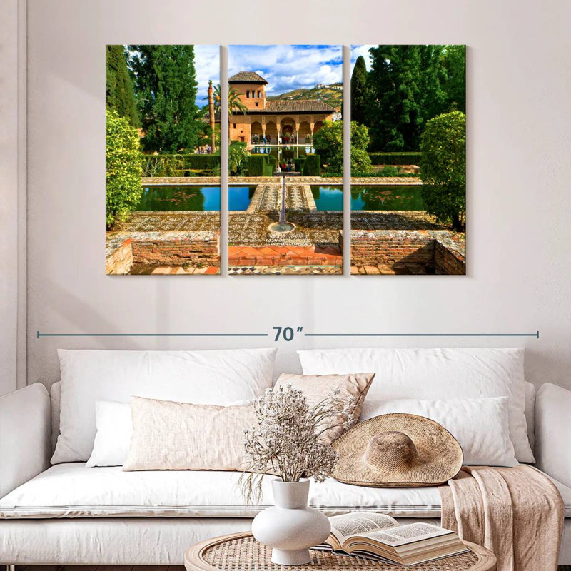 Rorry Alhambra Palace Grounds, 32" H x 50" W