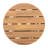 Wood Round Table For Outdoor Patio, Balcony, And Backyard - Natural Elegance, Practical Design, Simple Assembly Finished Coffee Patio Balcony Function, Low Maintenance-1449653261