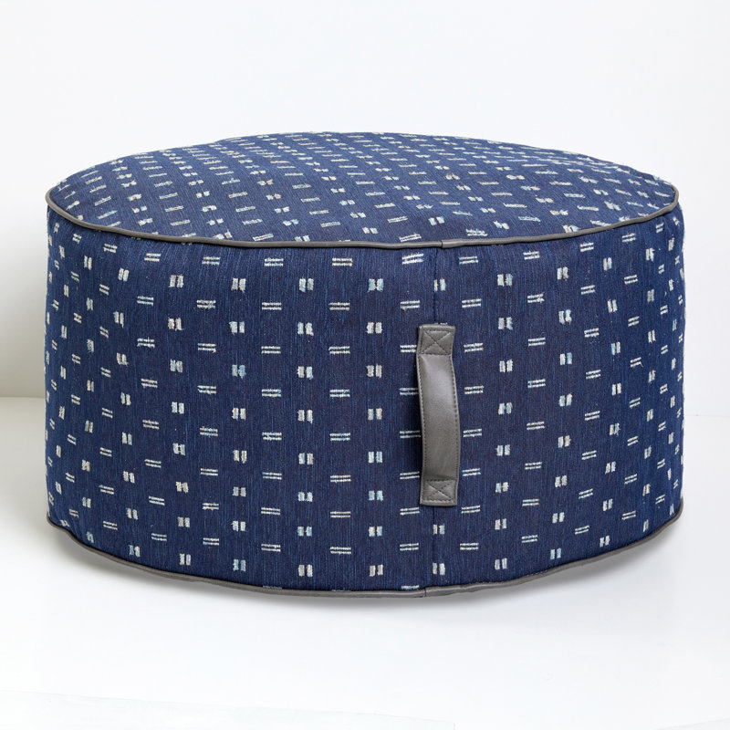 Repose-pieds Leonydas, Polyester bleu