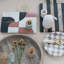 Round Marble Checkered Cheese And Serving Tray