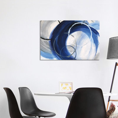 Indigo Rings - Framed Wall Art Print