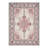 Bloomfield Vintage Floral Machine Washable Blue / Pink / Beige Indoor Area Rug with Non-Slip Backing-128992704