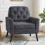 Accent Chair with Button-Tufted Back-738045417