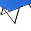 Lit de camping pour 2 personnes pour adultes - très large 50 po, couchage portatif avec seau, amusement extérieur surélevé, ensemble pour adulte bleu, tours,