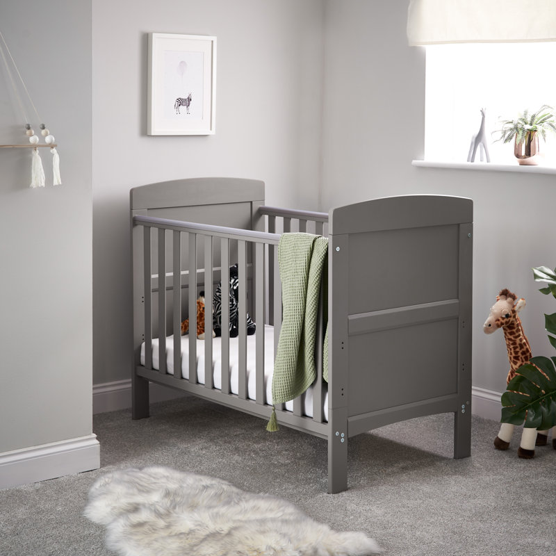 Grace Mini Cot Bed, Taupe Grey