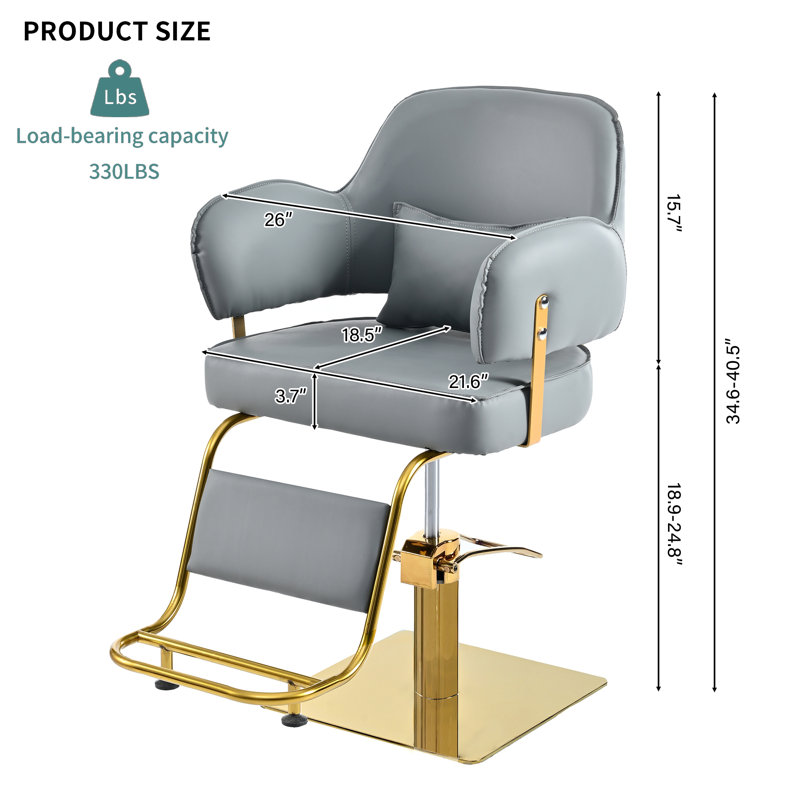 Tabouret pivotant à hauteur réglable