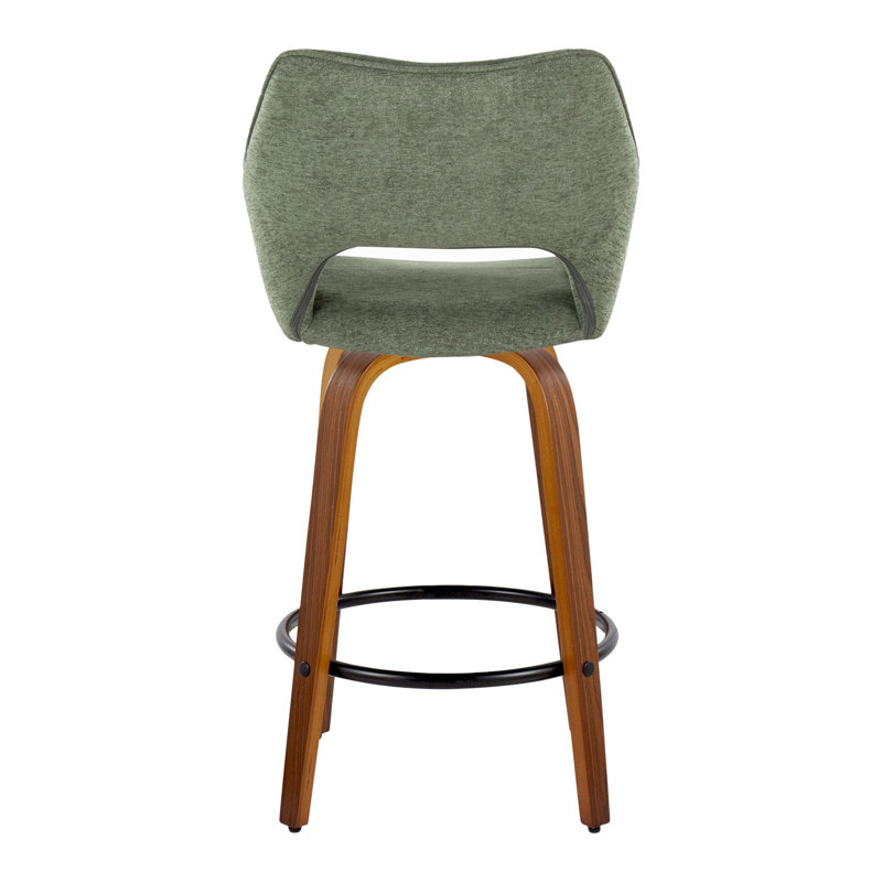 Tabouret de comptoir contemporain, Vert