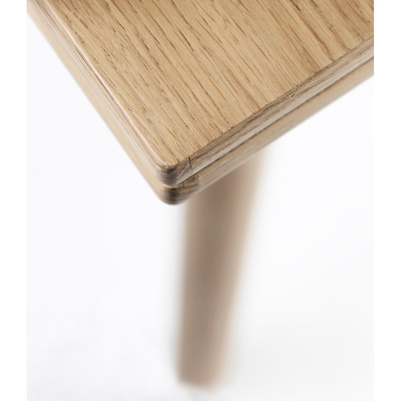 C35A Square Oak Dining Table, Nature