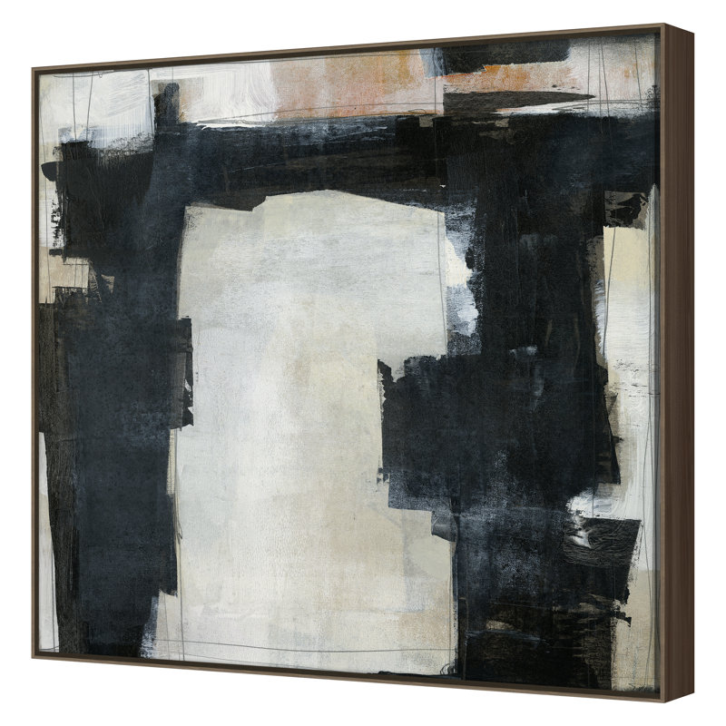 Meditations 5 Print by Maeve Harris, 36" H x 36" W x 2" D, Walnut